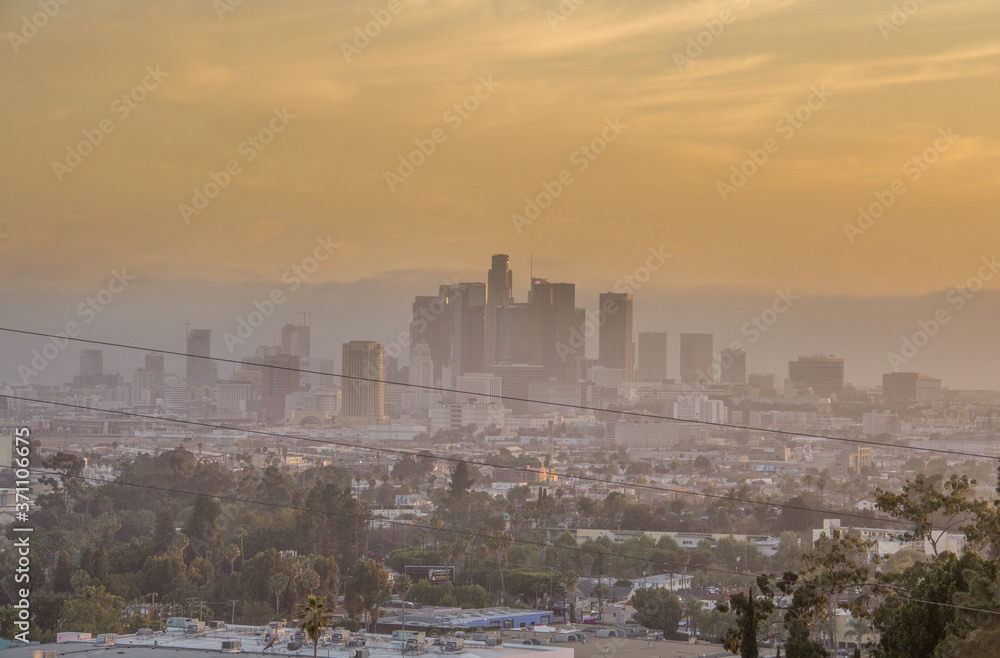 Plakat Los Angeles During Golden Hour
