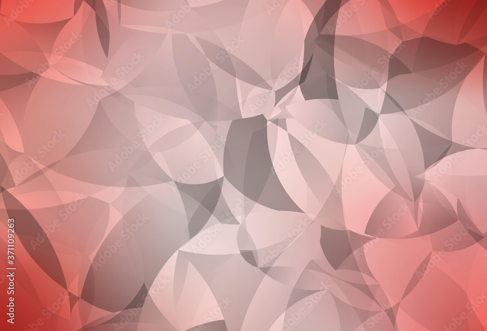 Light Red vector low poly background.