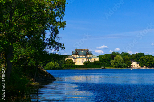 Stockholm, Sweden The Drottningholm Royal Palace on Lake Malaren.