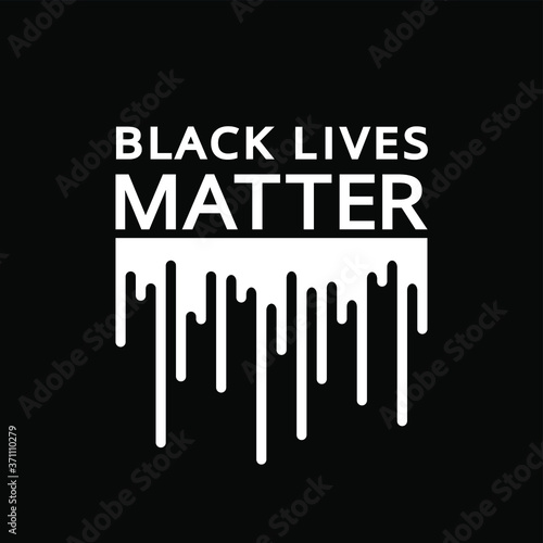 Black lives matter. BIPOC. Anti racism and racial equality and tolerance banner. democracy, protest, activism.poser,vector illustration, social media template photo