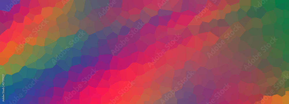 An abstract multicolored crystallized background image.