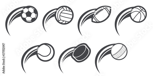 Set of Swoosh Sport Icons
