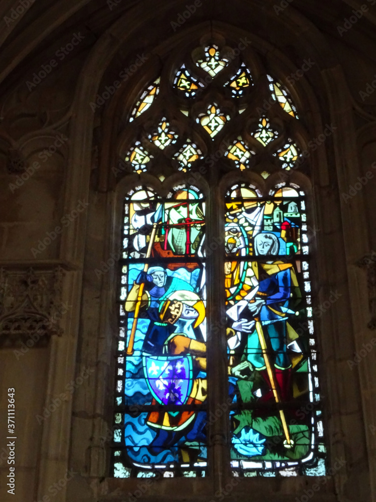 Vitraux de la de la chapelle du château d'Amboise