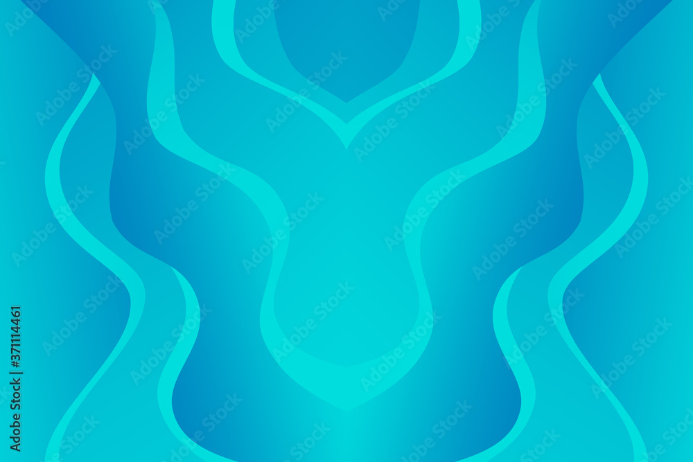 Abstract blue cold illustration with curve lines. Abstract blue cold illustration with curve lines.