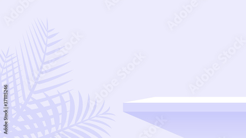 wood plank shelf on wall purple pastel soft color, modern shelf for display show on space wall room, cute and chic counter desk panel for decoration, empty table top panel for background copy space