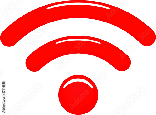 red wifi icon