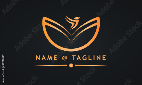 Logo for vector Golden Bird