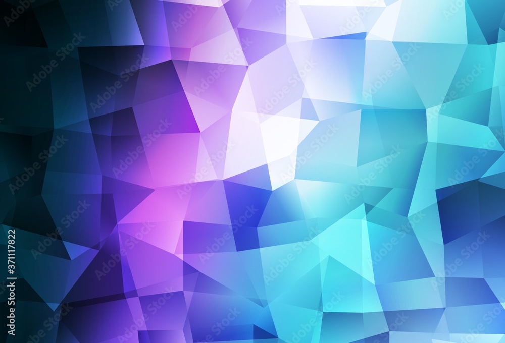 Dark Pink, Blue vector polygon abstract background. Dark Pink, Blue vector polygon abstract background.