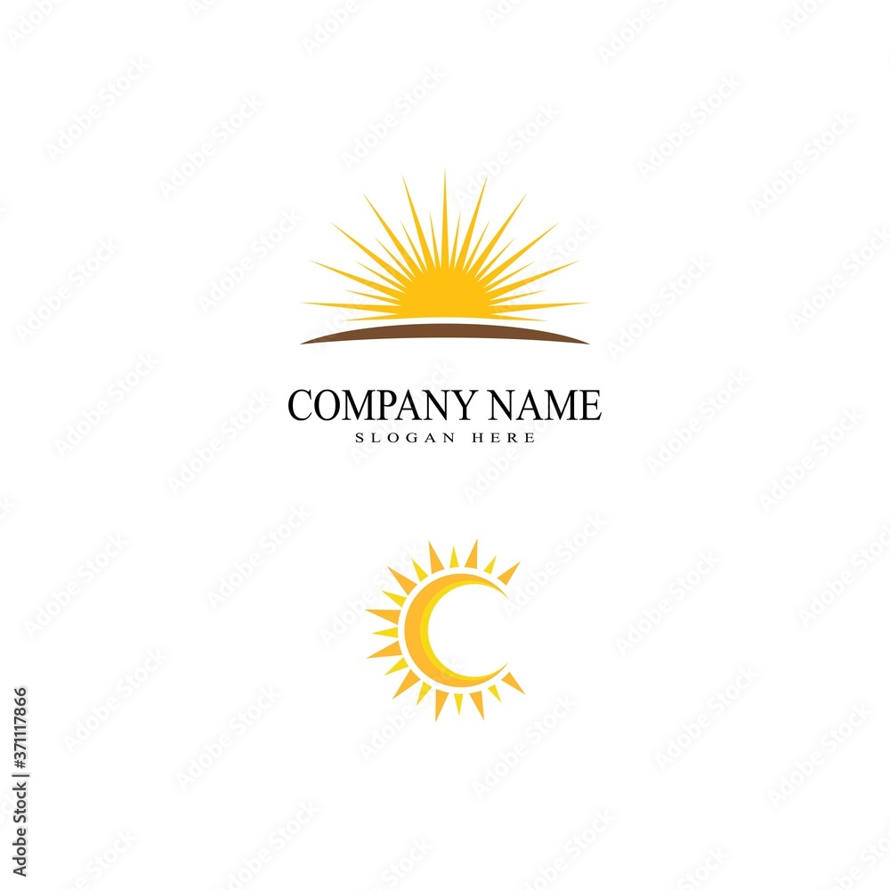 Fototapeta premium Sun Vector illustration Icon