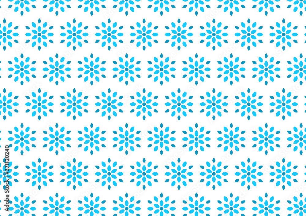 曼荼羅　花　タイル　シームレス　パターン　mandala flower  tile seamless pattern