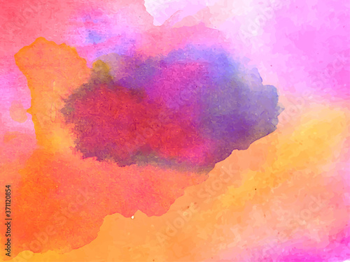 Abstract colorful watercolor design texture background