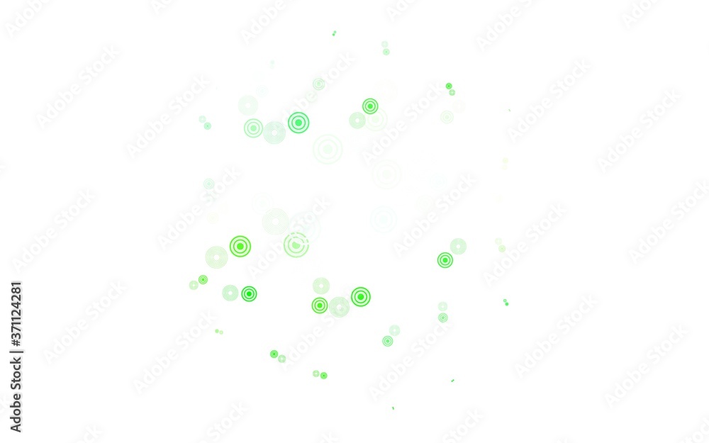 Light Green, Yellow vector backdrop with dots. Light Green, Yellow vector backdrop with dots.