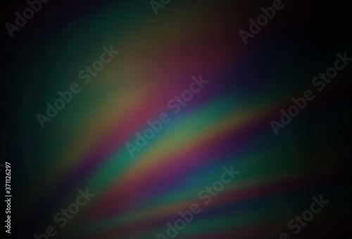 Fototapeta Naklejka Na Ścianę i Meble -  Dark Gray vector abstract blurred background.