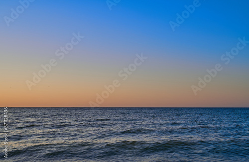 sunrise on the shore of the Azov Sea