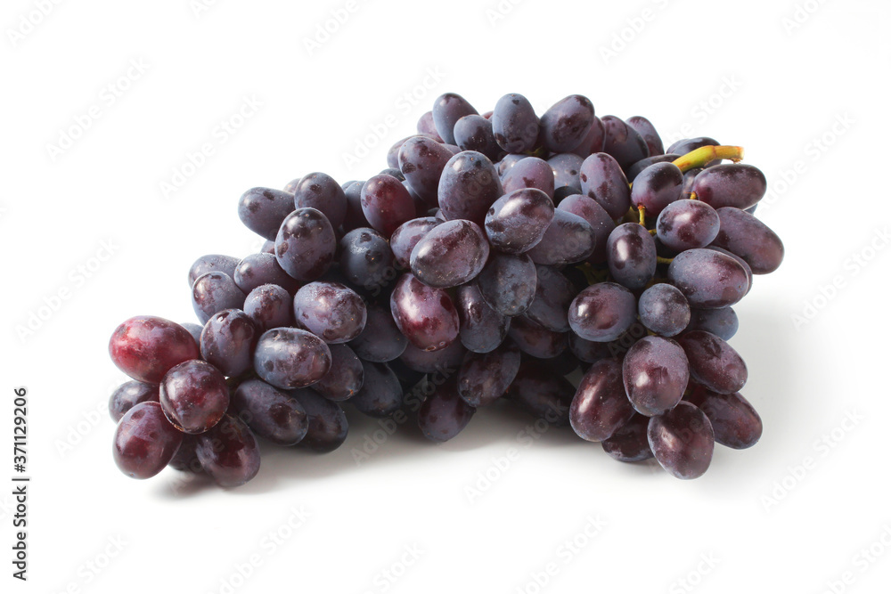 Bunch of black grapes