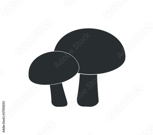 Mushroom icon. Vector mushroom illustration