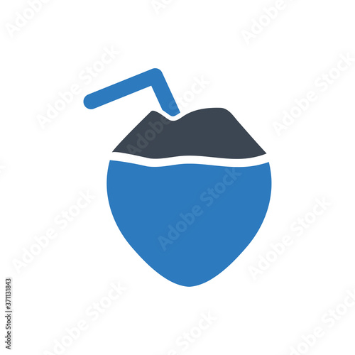Coconut icon ( vector illustration )