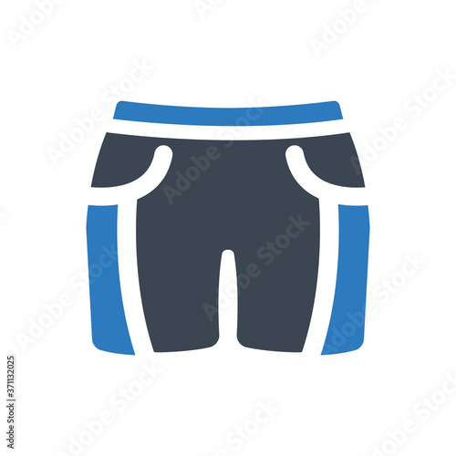 Short pant icon ( vector illustration )
