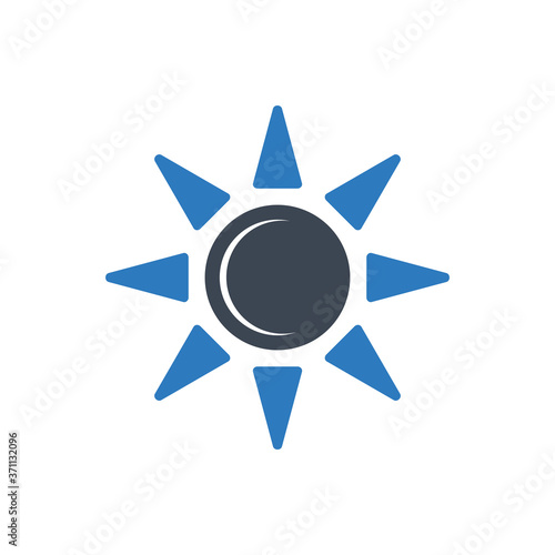 Sunshine icon ( vector illustration )