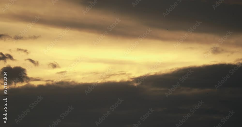 Timelapse of beautiful orange clouds at sunset time Timelapse of beautiful orange clouds at sunset time