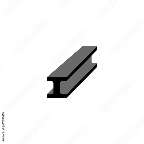 Steel bar icon design template vector isolated