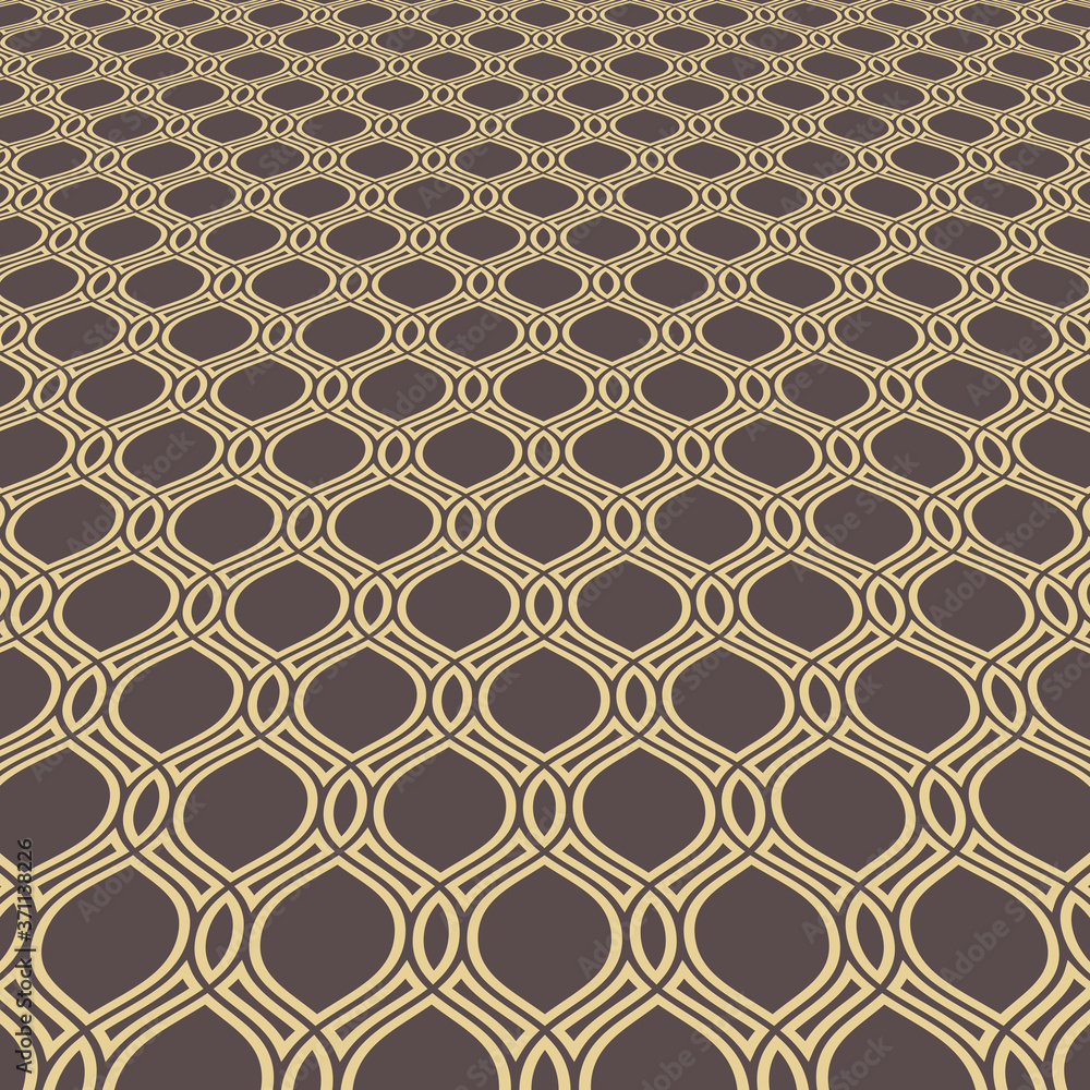Modern vector pattern. Geometric abstract texture. Graphic wavy background with perspective pattern Modern vector pattern. Geometric abstract texture. Graphic wavy background with perspective pattern