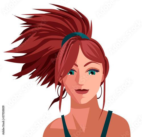 happy cute anime beautiful girl face