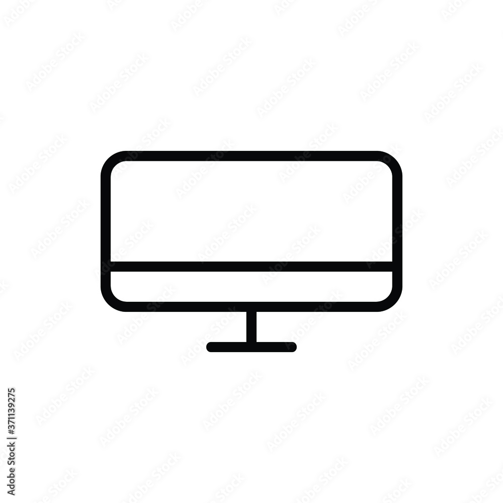 Monitor Icon Logo Vector Isolated. Computer and Hardware Icon Set. Editable Stroke and Pixel Perfect. Monitor Icon Logo Vector Isolated. Computer and Hardware Icon Set. Editable Stroke and Pixel Perfect.