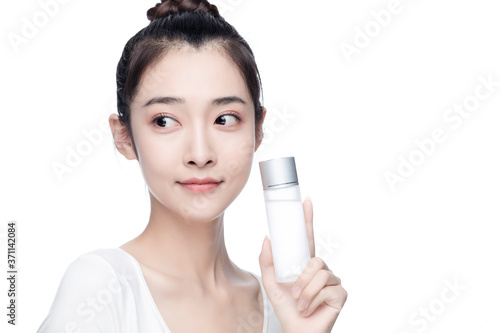 A beautiful young asian woman