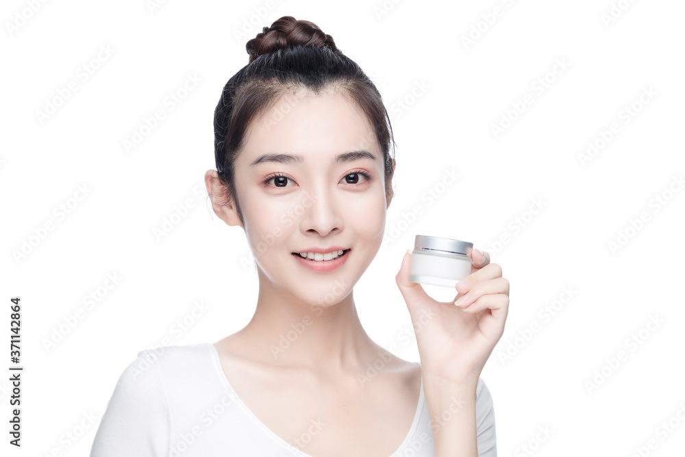 A beautiful young asian woman