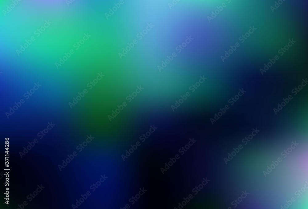 Obraz premium Dark BLUE vector colorful abstract background.