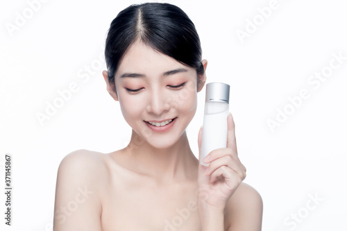 A beautiful young asian woman