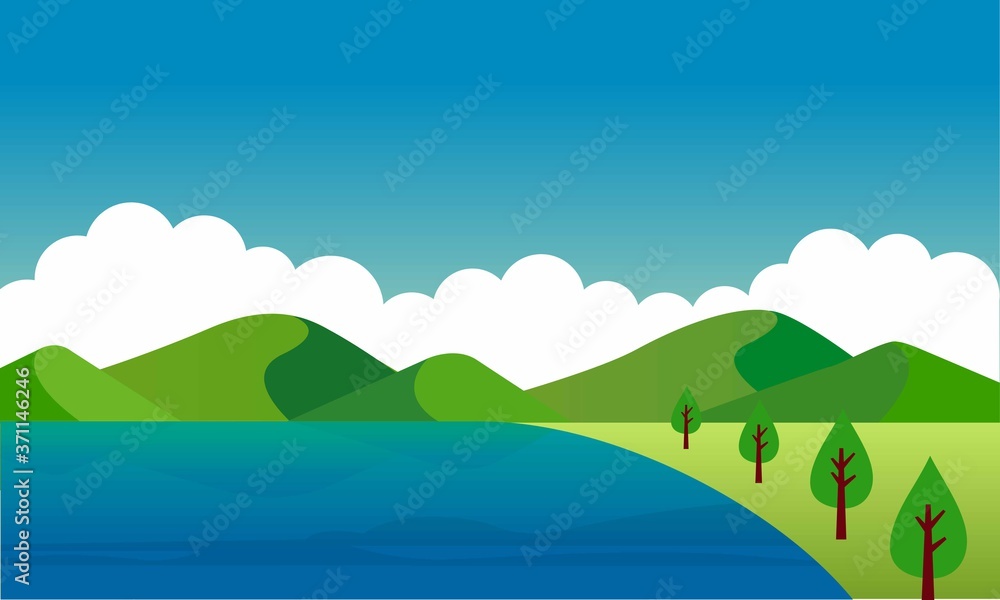 Obraz premium landscape_mountain_summer