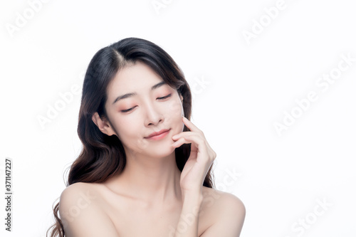 A beautiful young asian woman