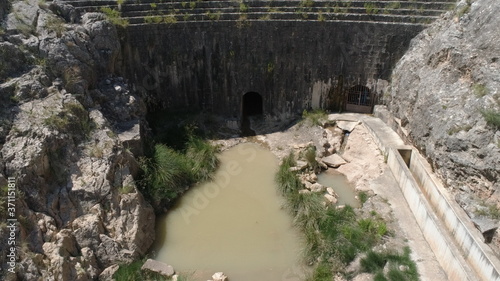 estacion de bombeo pantano de almansa ,albacete photo