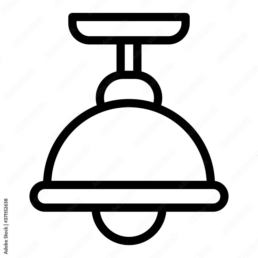 Bedroom light lamp icon. Outline bedroom light lamp vector icon for web design isolated on white background Bedroom light lamp icon. Outline bedroom light lamp vector icon for web design isolated on white background