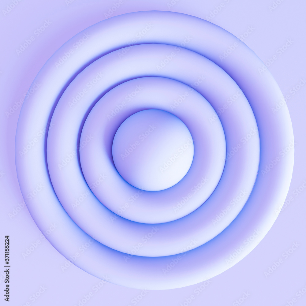 Monochrome light blue or lilac Scene with simple geometrical forms in minimal style. Monochrome light blue or lilac Scene with simple geometrical forms in minimal style.