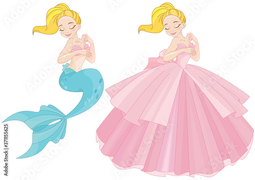Cute Mermaid Princess