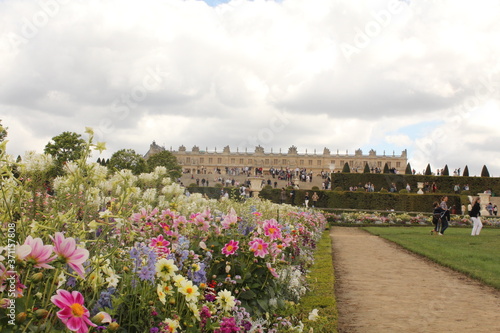 view of the river in Palace of Versailles