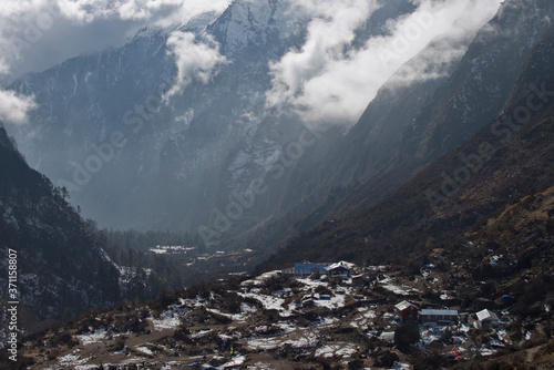 Langtang Valley Floor of Nepal