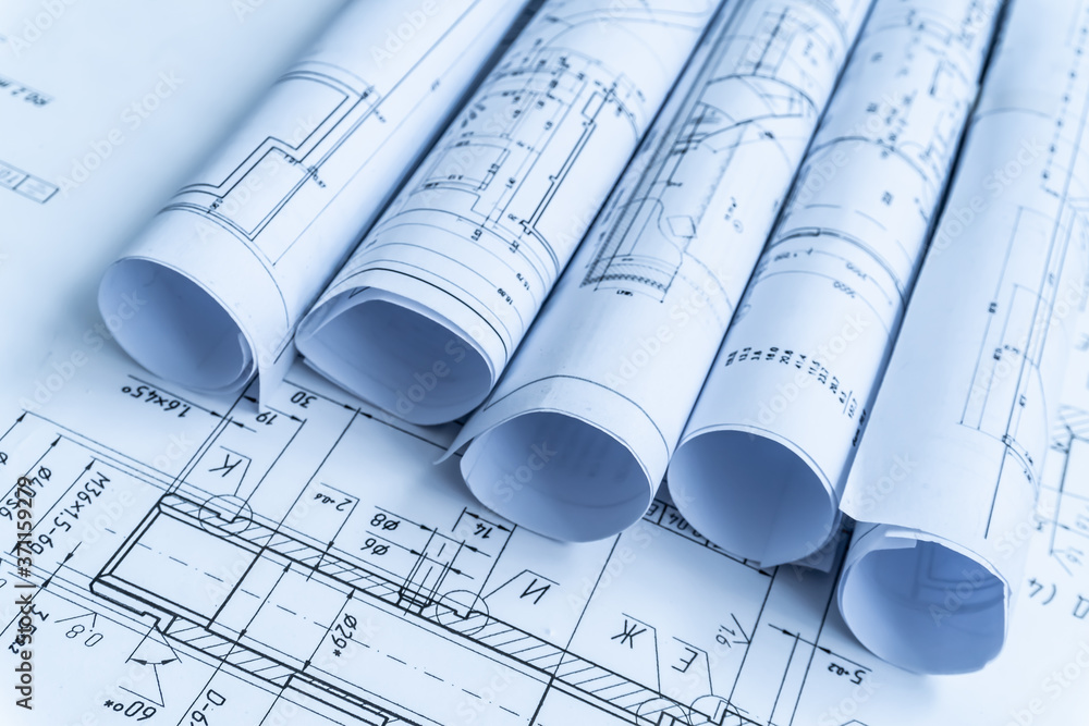 Technology blueprints. The part of engineering project.
Technology blueprints. The part of engineering project.