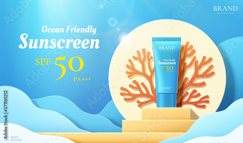 Beauty product ad template