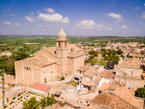 Iglesia de la Mare de Déu de la Salut, Maria de la Salut, Mallorca, balearic islands, spain, europe photo