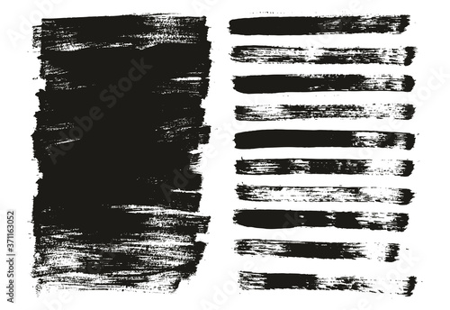 Flat Paint Brush Thin Long Background   Straight Lines Mix High Detail Abstract Vector Background Mix Set 