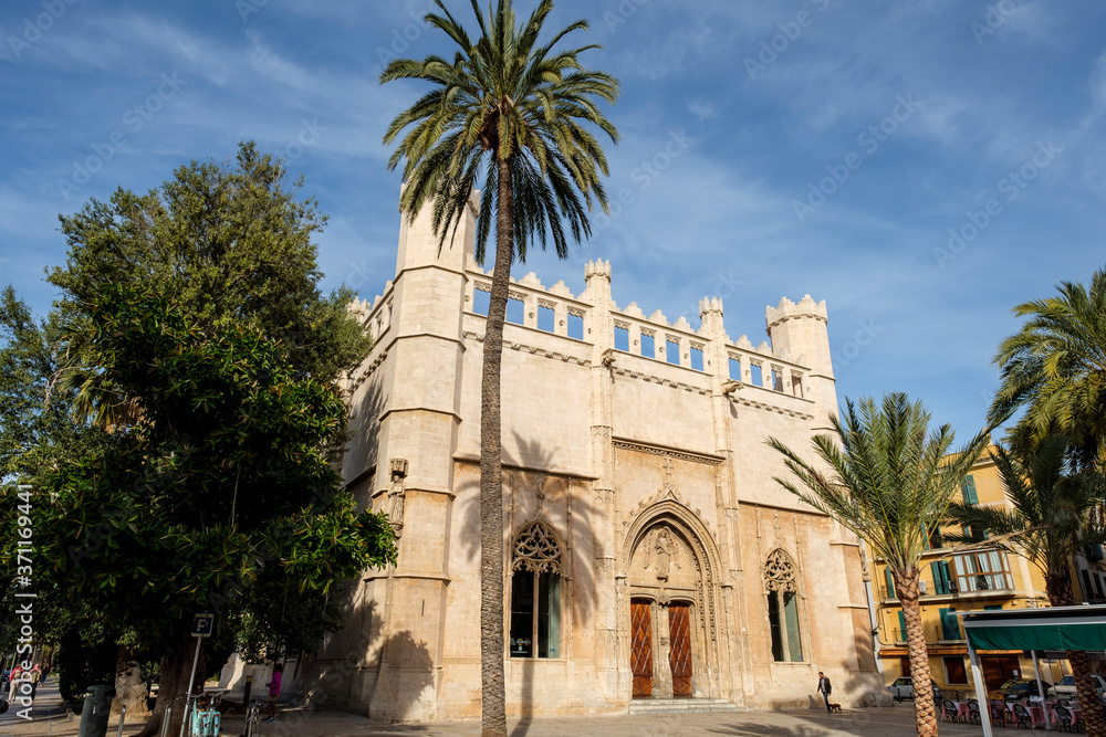 Lonja de Palma de Mallorca ,  Sa Llotja, antigua sede del Colegio de Mercaderes,  Guillem Sagrera entre 1420 y 1452,  Palma, Mallorca, balearic islands, Spain
