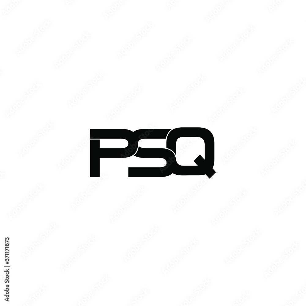 psq letter original monogram logo design