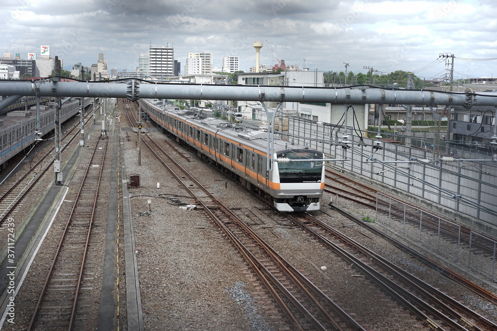 Naklejka premium 中央線