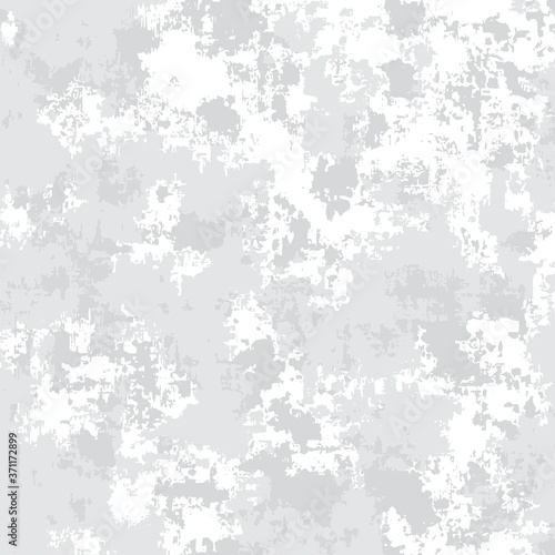 Vector military white snow seamless texture. EPS 10