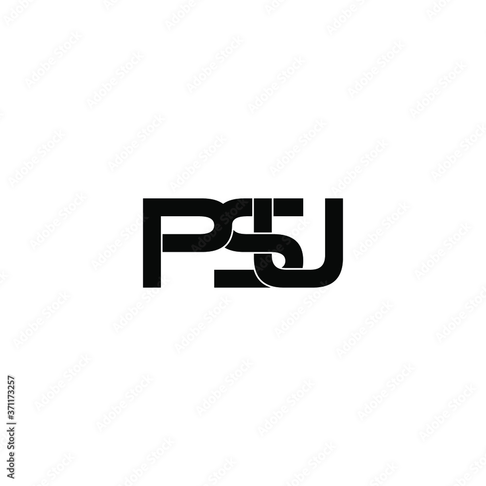 psu letter original monogram logo design psu letter original monogram logo design