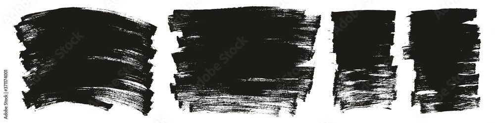 Flat Paint Brush Thin Curved & Long & Short Background High Detail Abstract Vector Background Set Flat Paint Brush Thin Curved & Long & Short Background High Detail Abstract Vector Background Set